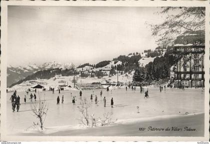 Villars Chesieres Patinoire Place Schlittschuh