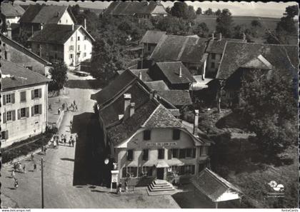 Vuarrens Hotel Du Lion d Or Fliegeraufnahme