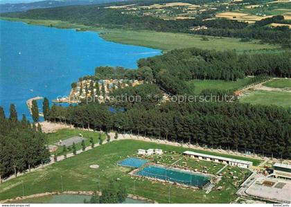 YVERDON-LES-BAINS VD Piscine Camping Neuenburgersee Wohnwagen Schwimmbad