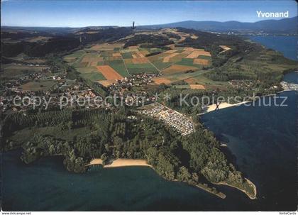 Yvonand Fliegeraufnahme Lac de Neuchatel