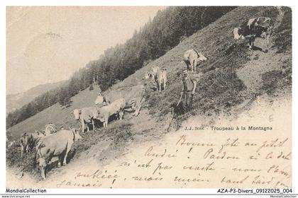 AZAP3-0188-SUISSE - ARZIER - Troupeau à la montagne