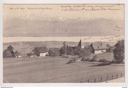 CP SUISSE ARZIER et le Mont Blanc