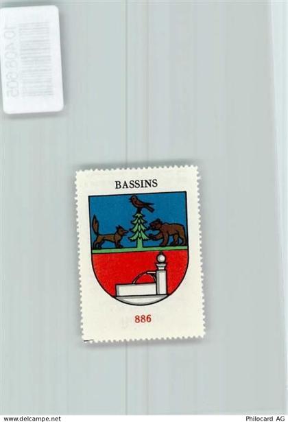 1269 Bassins - Vignette Wappen Kaffee Hag ca 1920-1940 Bär Sperling Fuch... - 10408605