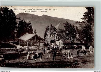 1446 Baulmes - Chalet Pension - Bauern mit ihren Kühen - 13099402