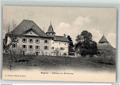 1268 Begnins Foto AK Schloss du Martheray - 38216619