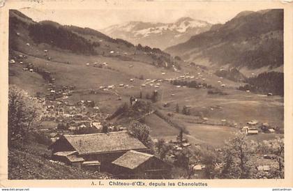 Suisse - CHÂTEAU D'OEX (VD) Depuis les Chenolettes - Ed. A. Lenzi