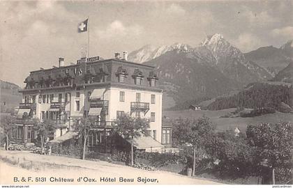 Suisse - CHÂTEAU D'OEX (VD) Hôtel Beau Séjour - Ed. B. & F. 5131