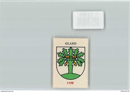 1196 Gland - Vignette Wappen Kaffee Hag ca 1920-1940 - 11101995