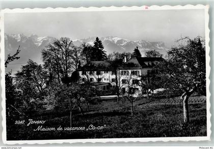 1805 Jongny Foto AK Gasthaus Hotel Co-OP Jongny Ort lt. Stempel - 39499420