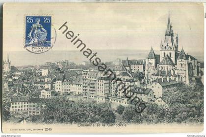 Lausanne et la Cathedrale - Edition Burgy Lausanne