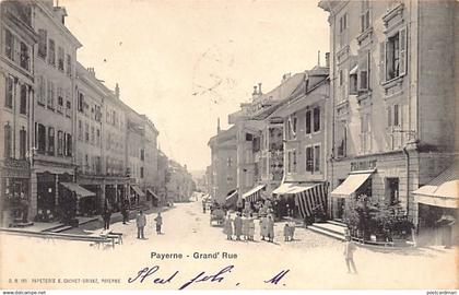 PAYERNE (VD) Grand'Rue - Ed. Cachet 161
