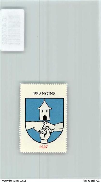 1197 Prangins - Vignette Wappen Kaffee Hag 1920-1940 - 10407052