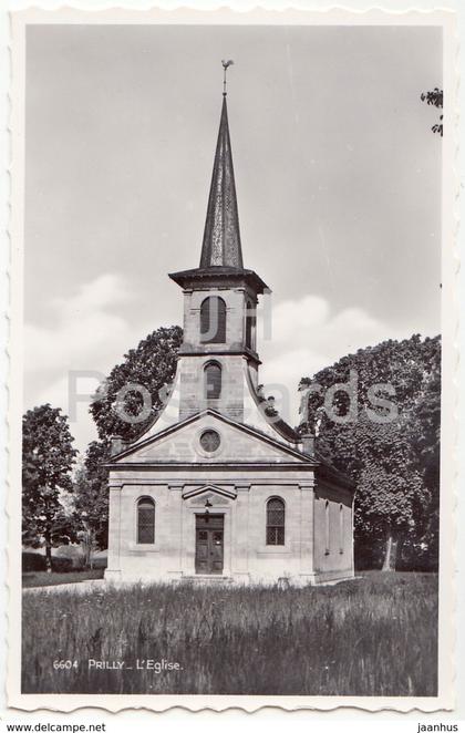 Prilly - l'Eglise - church - 6604 - Switzerland - 1958 - used
