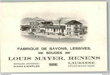 1020 Renens VD 1929 Gebrauchsspuren Fabrik Louis Mayer - 13658604