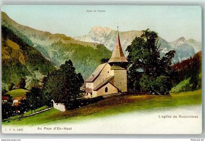 1658 Rossinière Gebrauchsspuren Dent de Corjon Kirche - 10583402