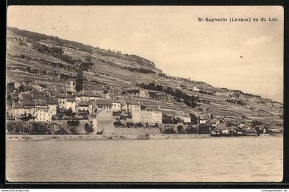 AK Saint-Saphorin /Lavaux, Vu du Lac