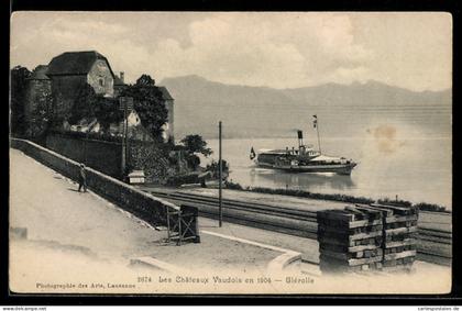 AK Saint-Saphorin, Le Chateau de Glérolles en 1904