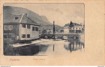 Suisse - VALLORBE (VD) Pont Central - Ed. inconnu