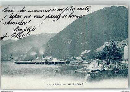 1844 Villeneuve VD - Dampfschiff - 10614576