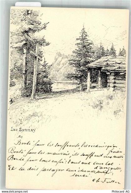 1896 Vouvry 1901 Radierung Lac Tanay - 38217212