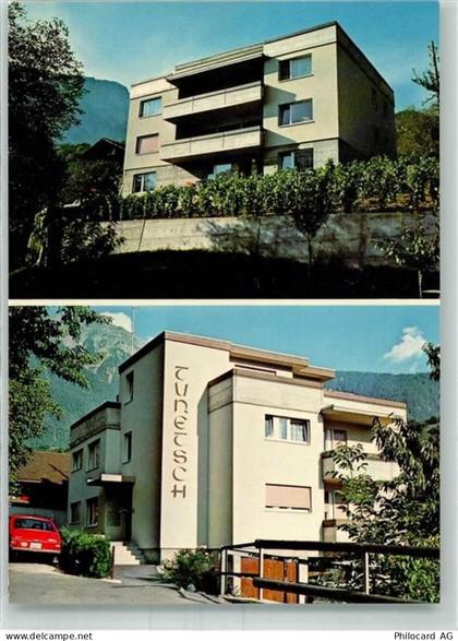 3904 Naters Geimen Foto AK Pension Ferienhaus Tunetsch - 38062360