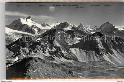 Bella Tola Vissoie Dom Alphubel Weisshorn