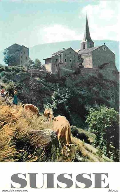 Carte Postale - Suisse - Valais - Eglise de Rarogne - CPM - Voir Scans Recto-Verso - Poscard - Carta Postal -  Postkarte