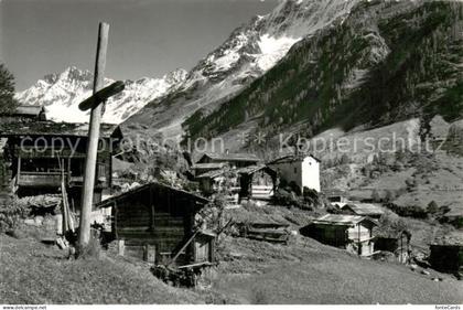 Eisten im Loetschental mit Schinhorn und Beichpass