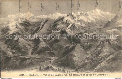 Martigny VS Vallee de Bagnes Grand St Bernard Route de Chamonix