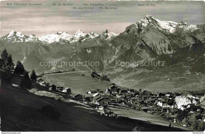 Nax-sur-Sion Herens VS Panorama Alpes Vaudoises