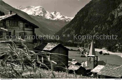 Randa Blick zum Breithorn