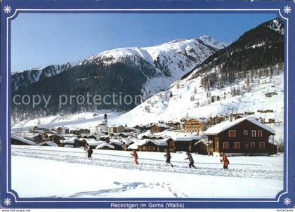 Reckingen Goms Ortsblick
