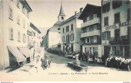 Salvan Saint-Maurice VS La Procession de Saint Maurice Hôtel