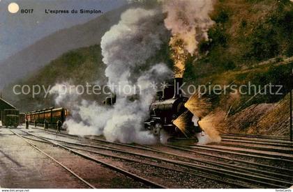 Simplon VS Express du Simplon Dampflokomotive