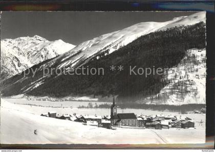 Ulrichen im Goms Kirche Panorama