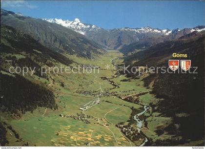 Valais Wallis Kanton Das Obergom mit Gluringen Reckingen Muenster Ulrichen Obenw