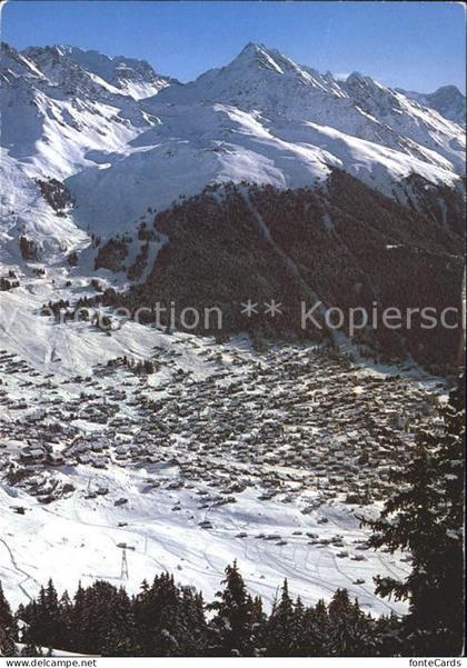 Verbier Vue generale de Verbier