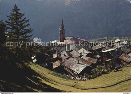 Visperterminen Teilansicht Kirche