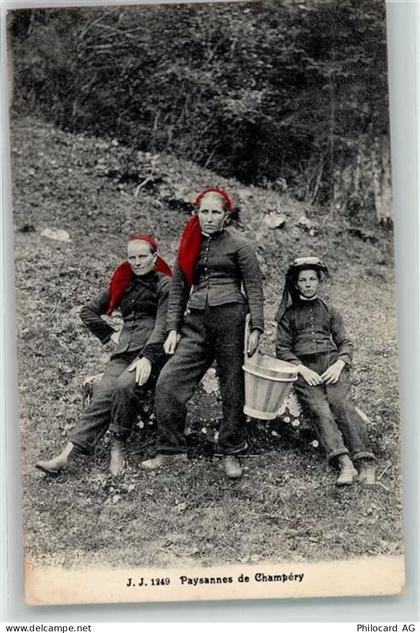 1874 Champéry - Bäuerinnen - 39407484