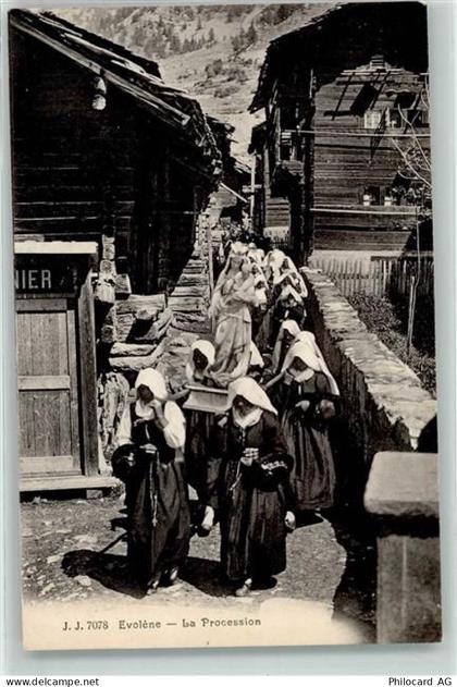 1983 Evolène 1916 - La Procession - 13935984