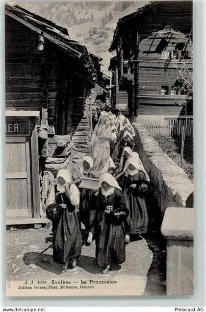 1983 Evolène - la Procession Tracht - 13251009
