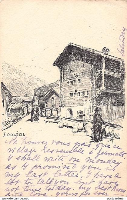 Suisse - EVOLÈNE (VS) - Ed. inconnu