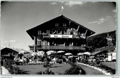 3925 Grächen Foto AK Hotel Alpenrose - 13160714