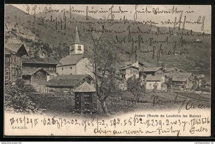 AK Inden, Ortsansicht mit Kirche