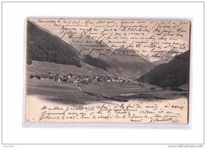 SUISSE Liddes, Vue Générale, Route du Grand St Bernard, Chalets, ed JJ 2620, 1903