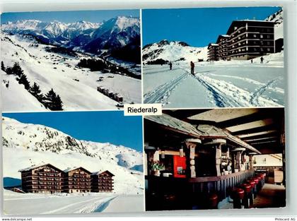 3987 Riederalp - Hotel Valaisia Hüttenstempel Winter - 39493008