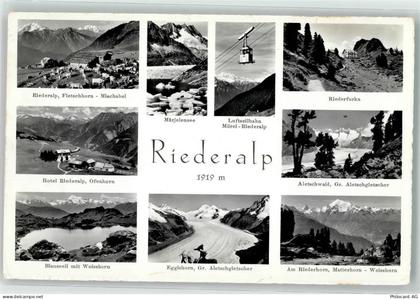 3987 Riederalp - Luftseilbahn Eggishorn Gr Aletschgletscher - 39410608