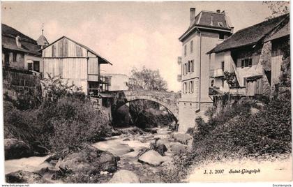 CPA  Carte Postale Suisse  Saint-Gingolph  village VM96356ok