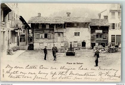 1922 Salvan 1902 - Place de Salvan Brunnen - 13172886