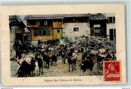 1922 Salvan 1918 - Depart des Chevres - 10611936